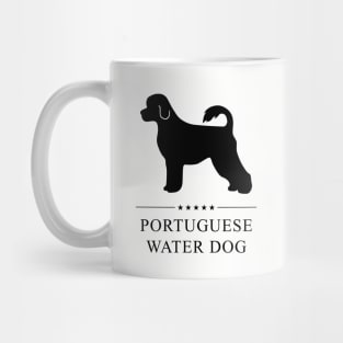 Portuguese Water Dog Black Silhouette Mug